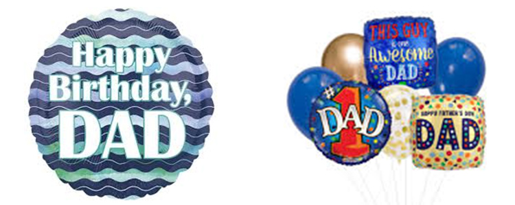 Happy Birthday Dad Balloon