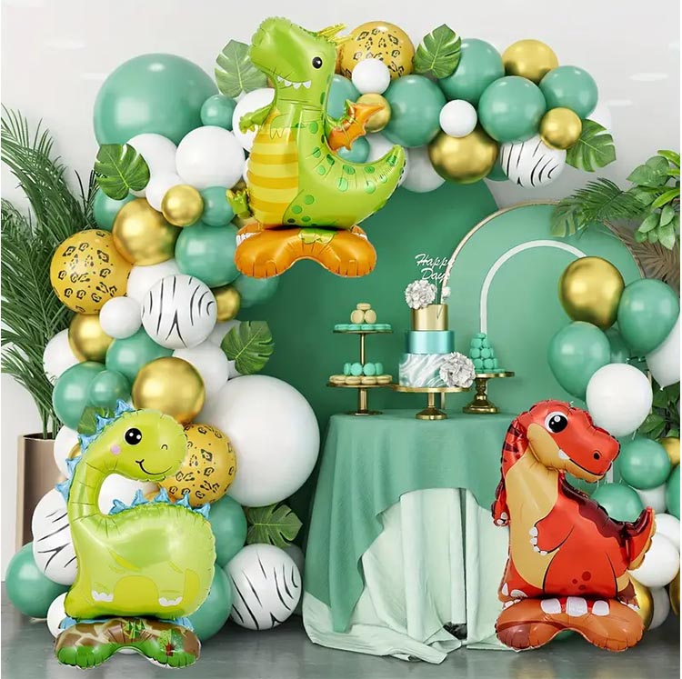 Dinosaur foil balloons