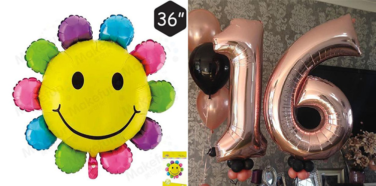 Large foil balloons