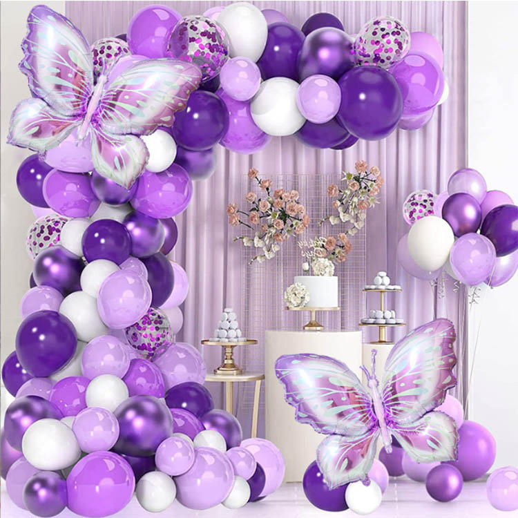 Butterfly foil balloons