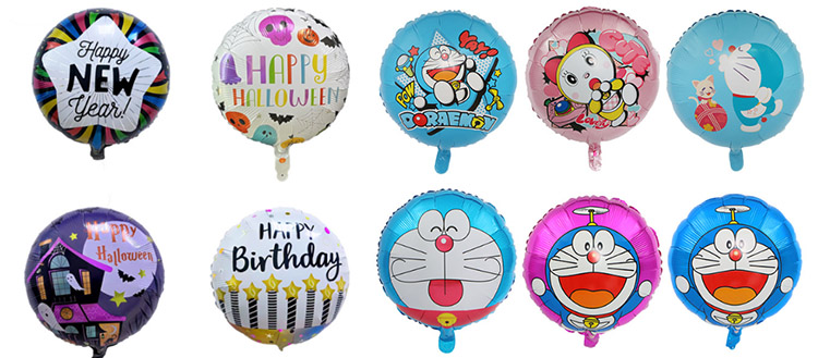 round foil balloons