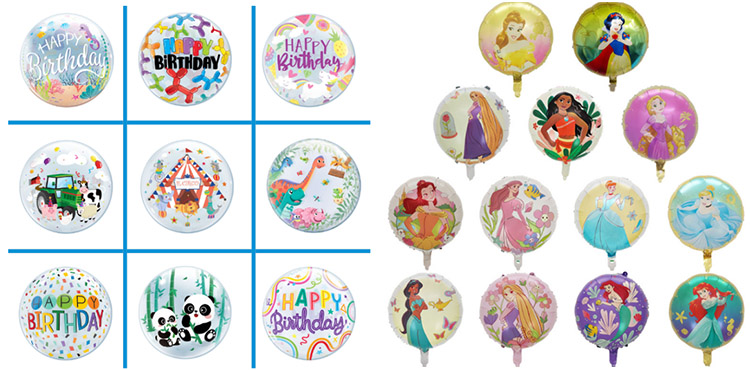 round foil balloons