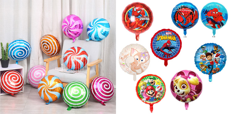 round foil balloons