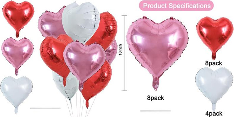 Foil Valentine Balloons