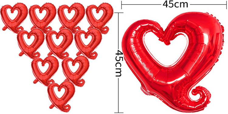 Foil Valentine Balloons