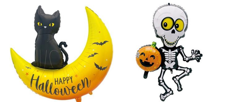 Halloween foil balloons