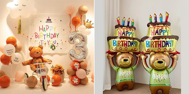 Bear Foil Balloons