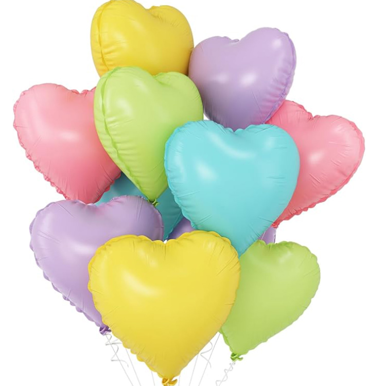 Heart balloon foil