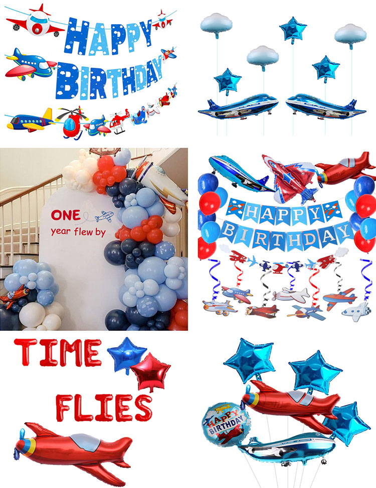 Aircraft foil balloons