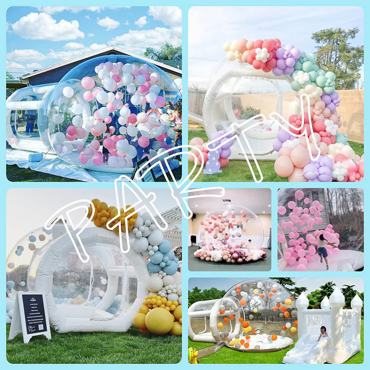 Customized Inflatable Bubble House Balloon Arch Kit - 2