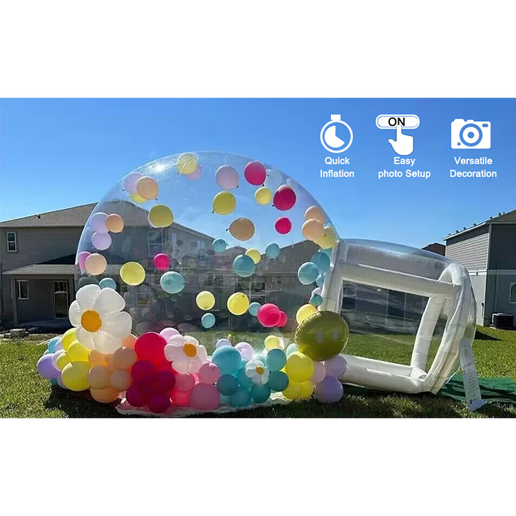 Customized Inflatable Bubble House Balloon Arch Kit - 3