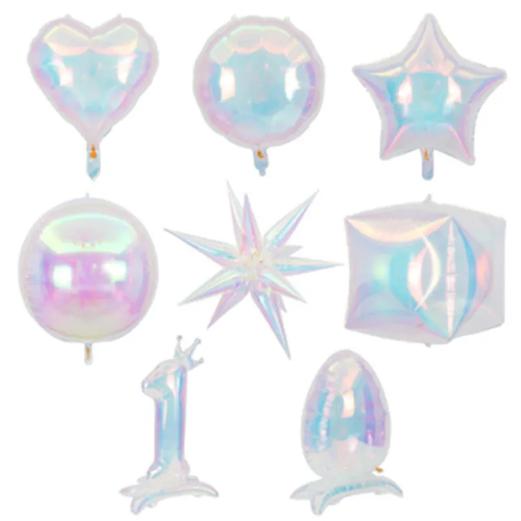 Iridescentní fóliové balónky