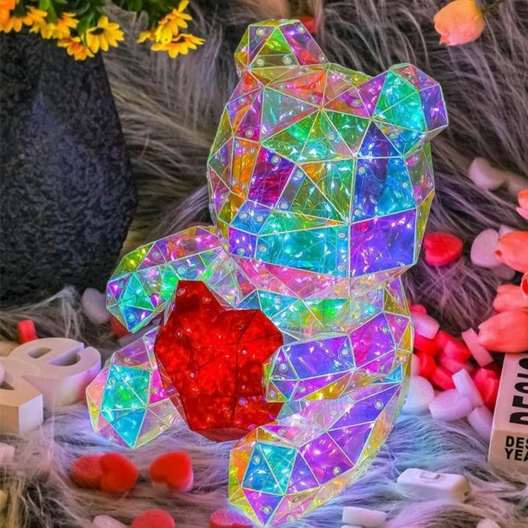 LED holografisk björn