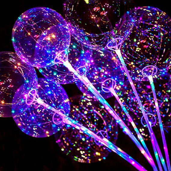 LED lys bobo balloner - 4