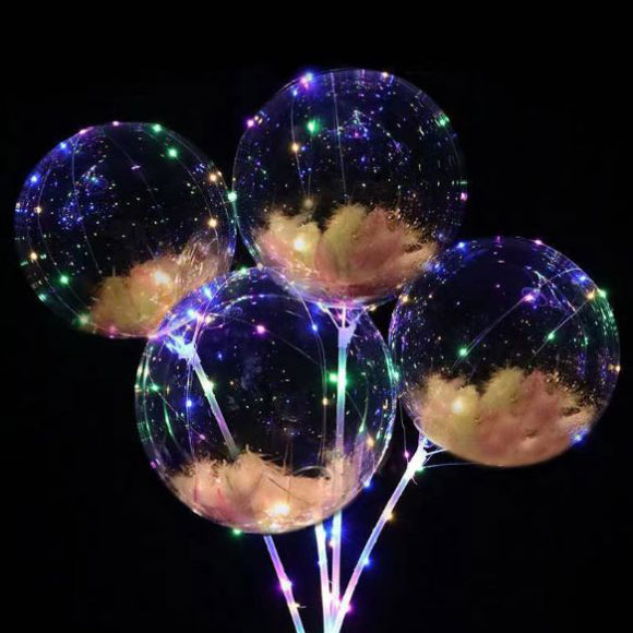 Воздушные шары Бобо со светодиодной подсветкой