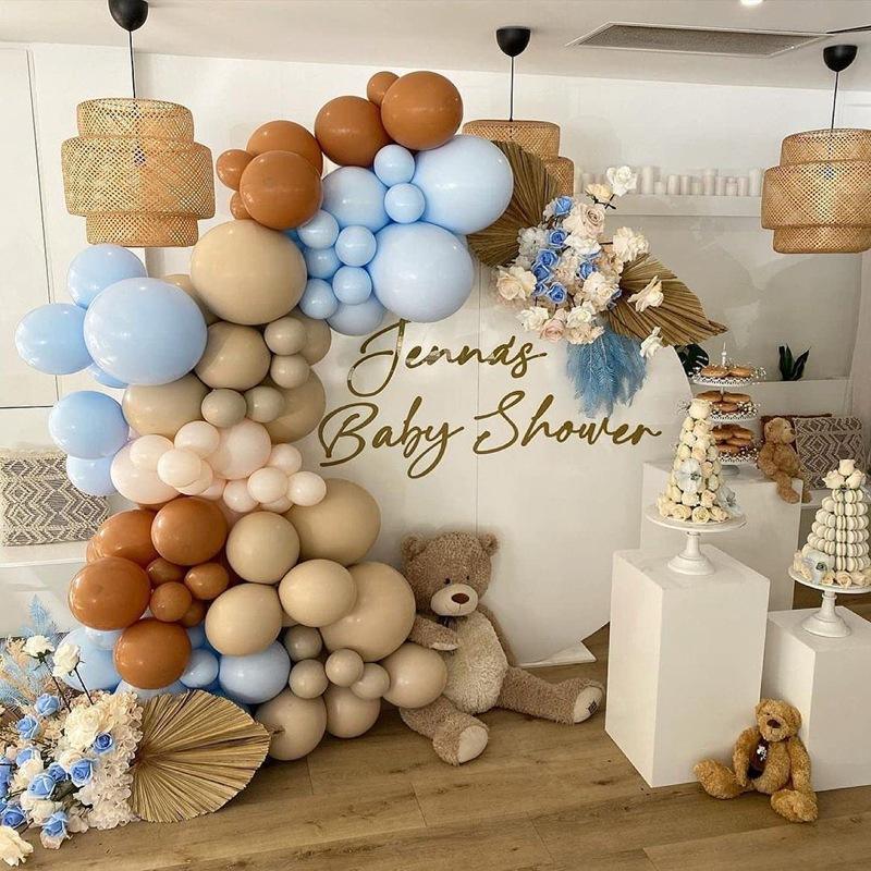 Baby Shower Party Dekoration Ballon Bue - 1