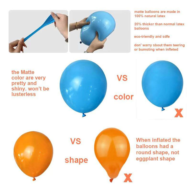 Matný latexový balónek - 3