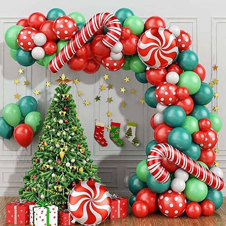 China Merry Christmas Balloons Arch Garland Kit Manufacturers ...