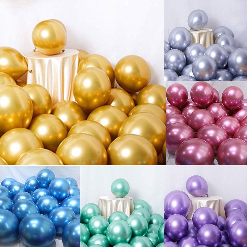 Baloane metalice din aur și argint - 2