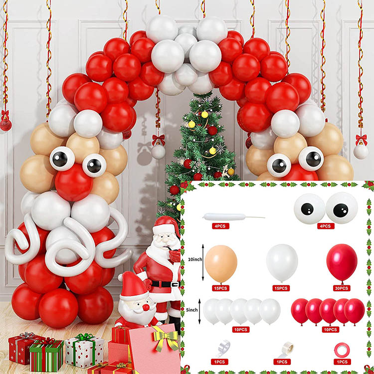 New Christmas Party Latex Balloon garland Arch Kit - 3 