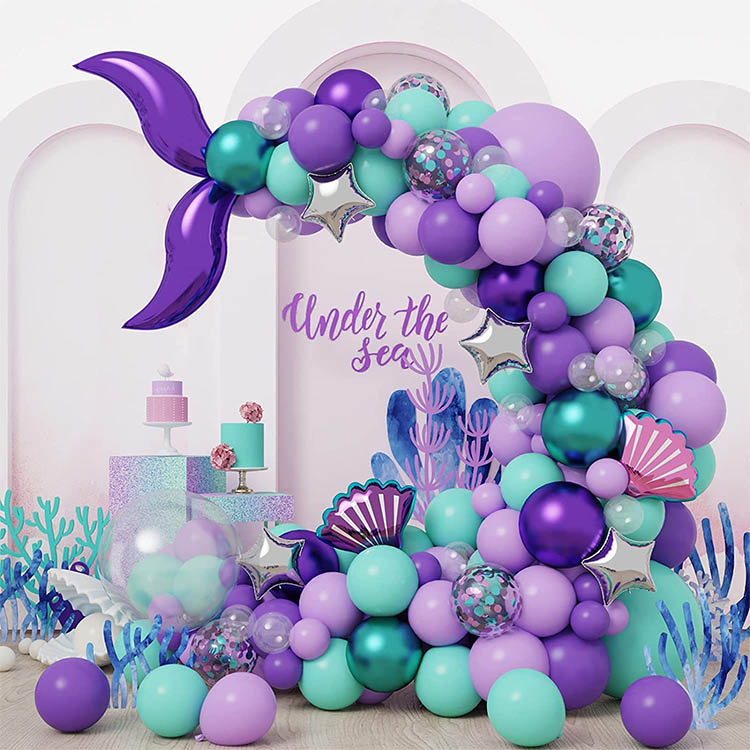 Ocean Theme Balloon girland arku-kit