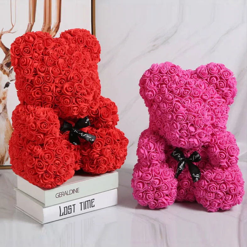 Urso Rosa Flor