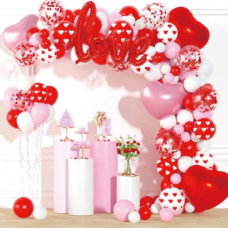 Ballonboog voor Valentijnsdag
