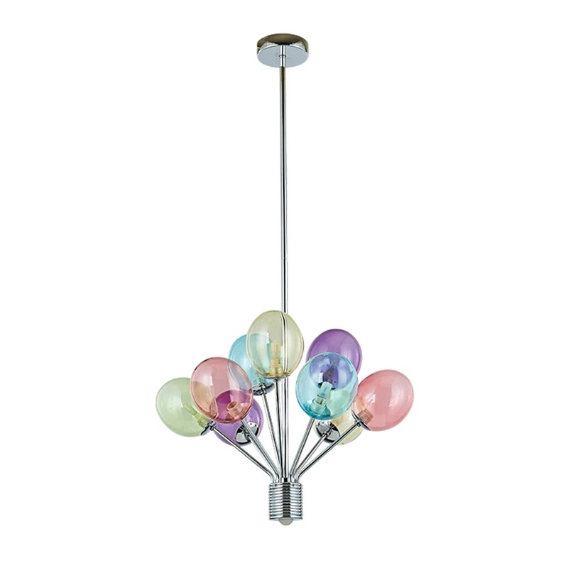 French style creative G9 glass pendant lamp