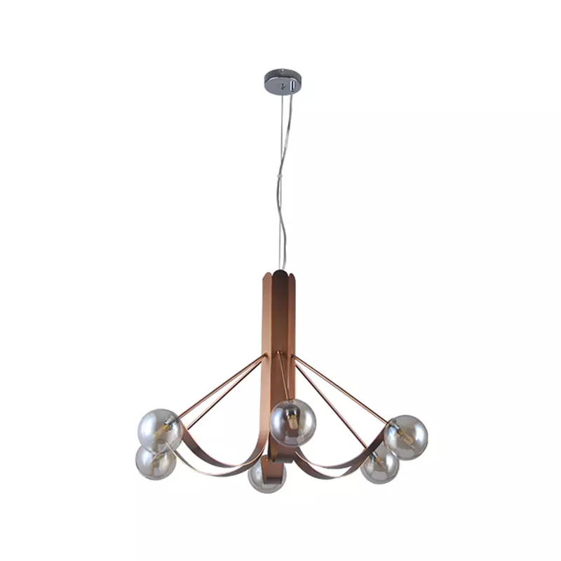 Стеклянный подвесной светильник с креативным уникальным дизайном в скандинавском стиле