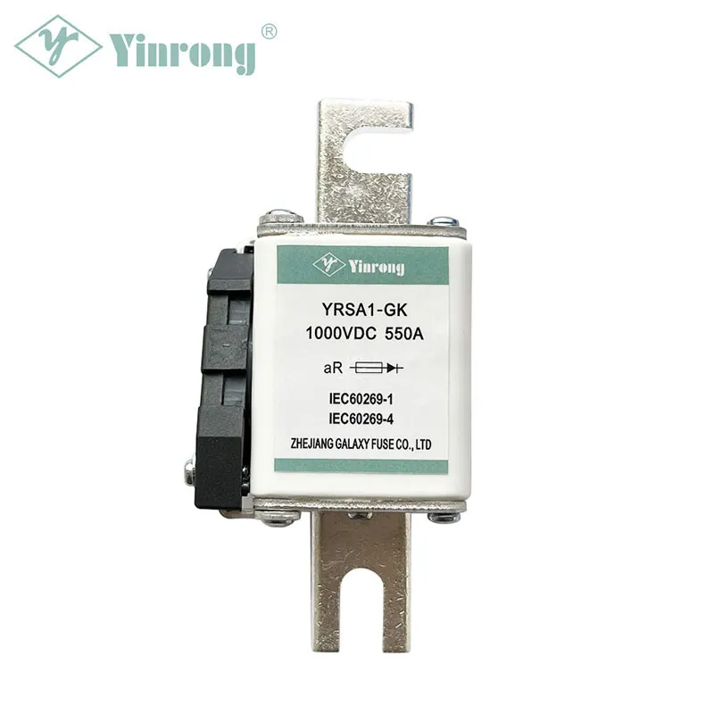 1000V DIN Blade Square Tubuh Sekering Kecepatan Tinggi