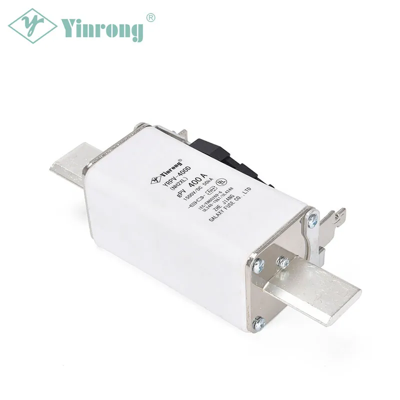 1000VDC 400A NH2XL Solar PV Fuse Link พร้อมกองหน้า