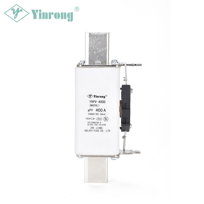 1500VDC 400A NH2XL Solar PV Fuse Link with Striker