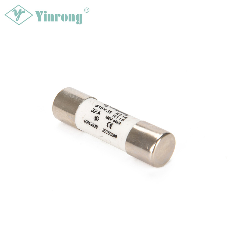 500VAC 32A 10×38mm Cylindrical HRC Fuse Link