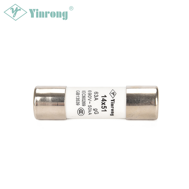500VAC 63A 14×51mm Cylindrical HRC Fuse Link