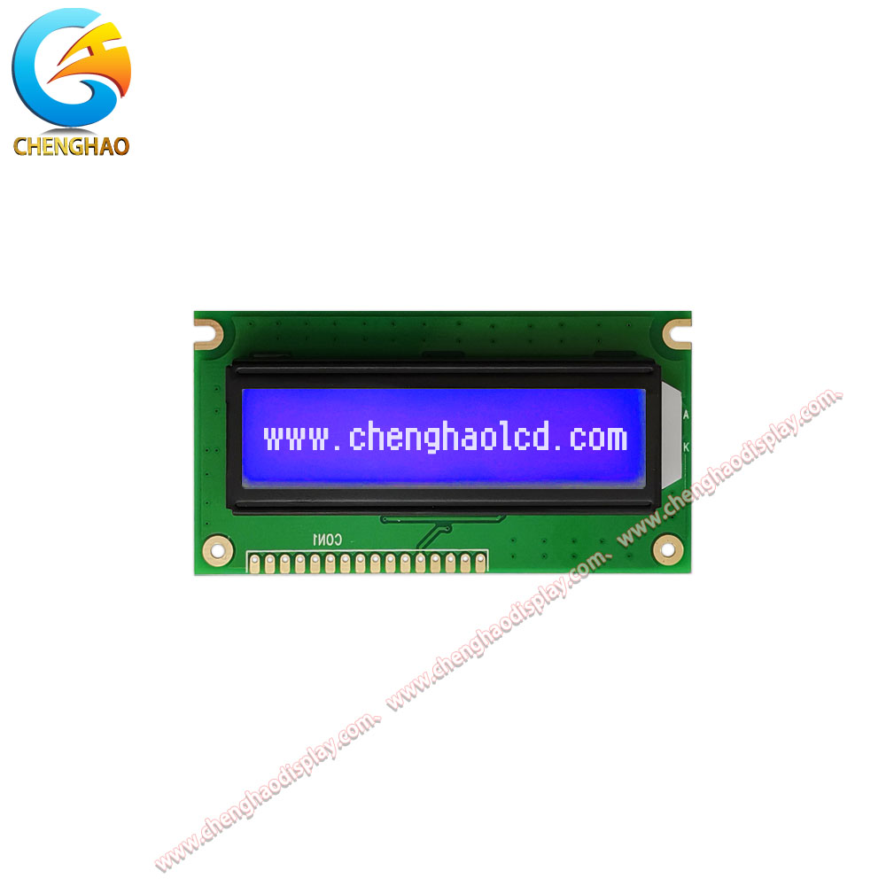 Modulo LCD monocromatico 1602 con retroilluminazione giallo verde