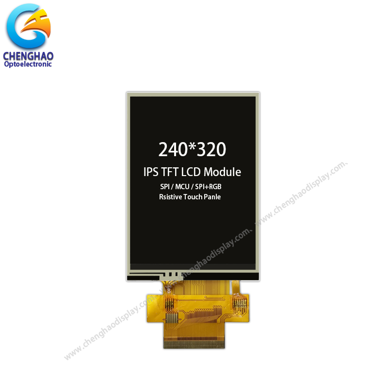 2,4palcový dotykový displej 240*320 SPI MCU RGB ST7789V 50pinový s RTP - 1 