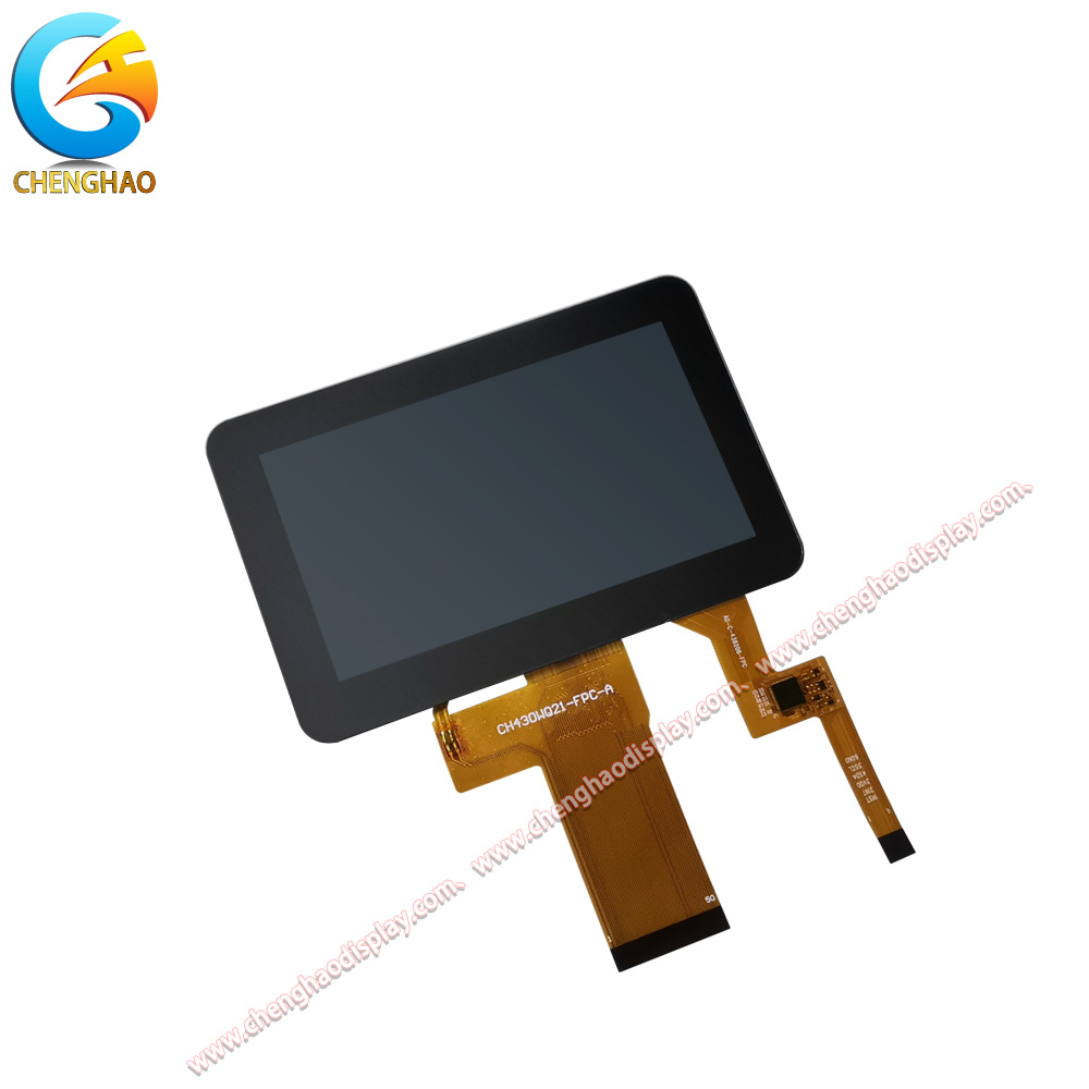 24 Bit Parallel RGB 4.3 Inch Touch Screen Display - 1 