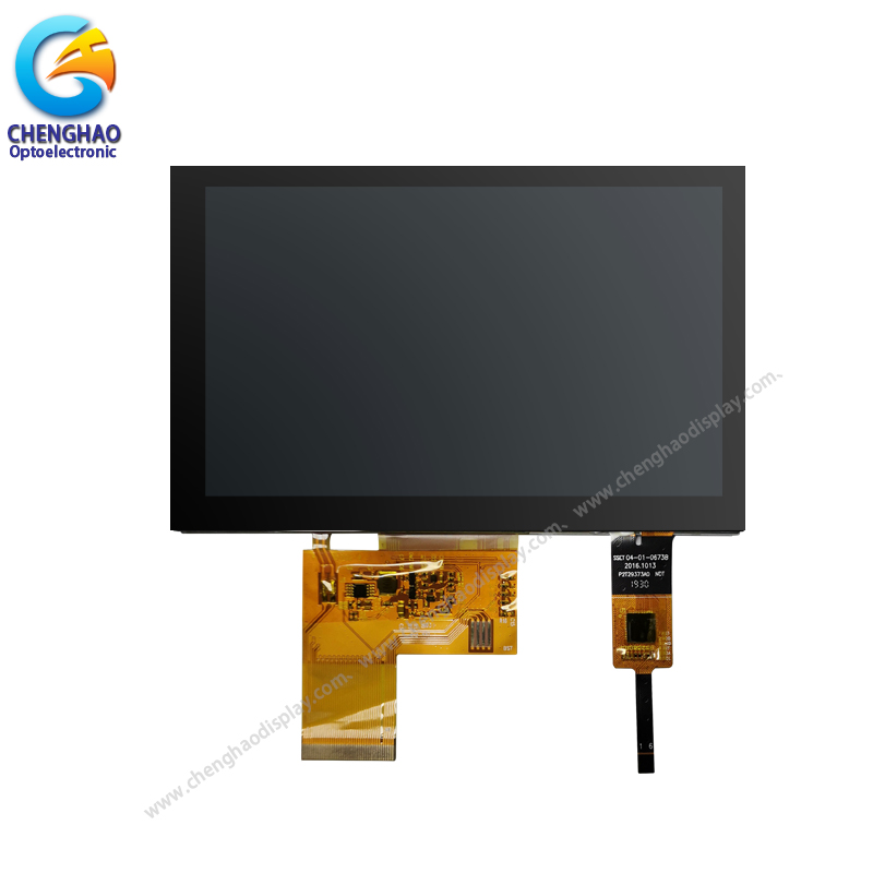 5.0 Inch TN TFT 800*480 RGB 40 Pin with CTP GT911 - 1