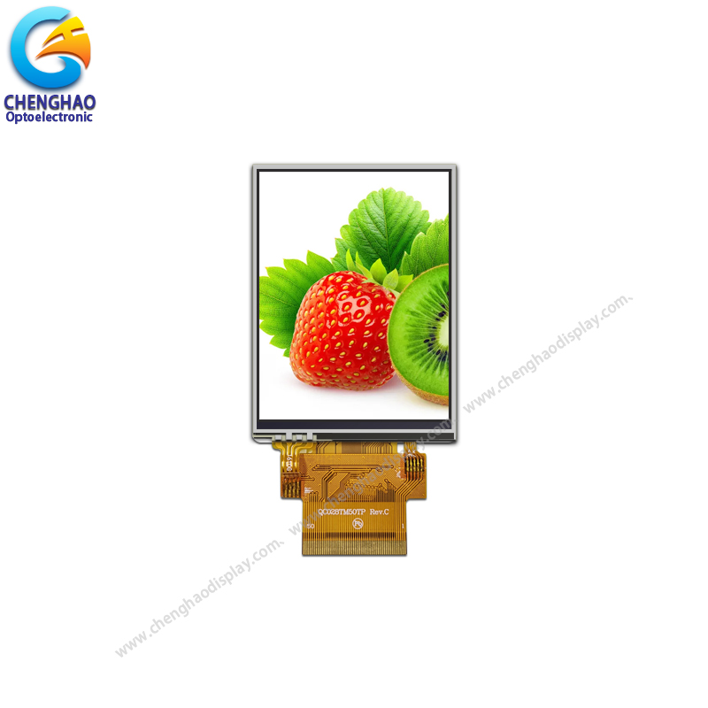 2.8 Inch Touch Screen Display 240*320 SPI MCU RGB ILI9341V 50 Pin with RTP