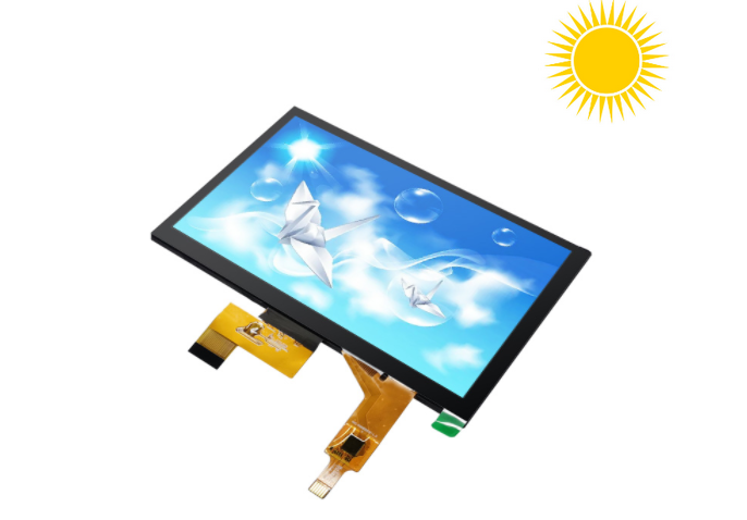 Discuss the problems and solutions about the readability of TFT LCD under sunlight