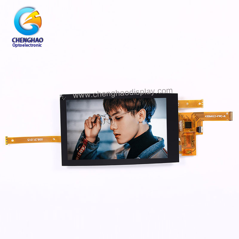 4.3 Inch IPS TFT 480*800 MIPI ILI9806E 25 Pin with CTP GT911