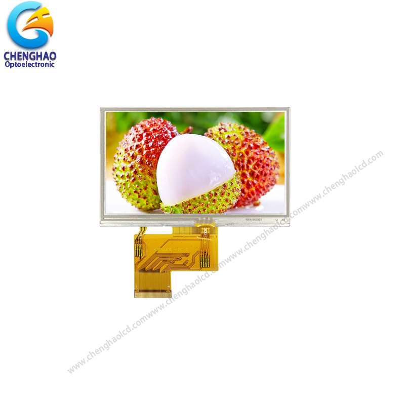 4.3 Inch na Resistive Touch Screen Display