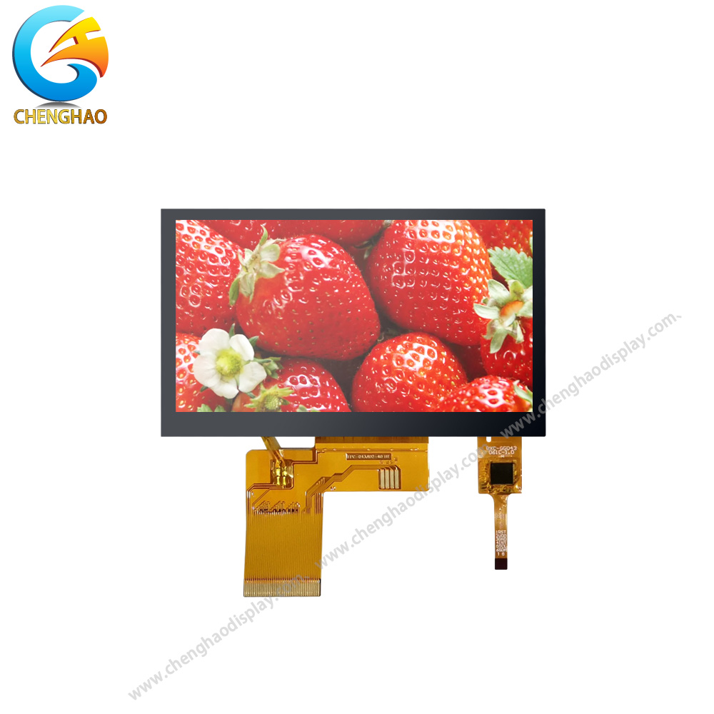 All Viewing Angle 40pin 4.3 inch Touch Screen Display