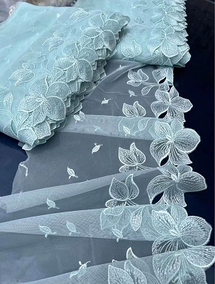 new elegant mesh lace trim