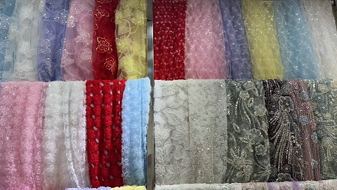 Bridal fabric lace