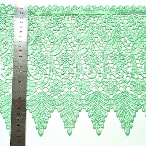 100% polyester lace