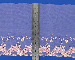 Embroidery mesh fabric
