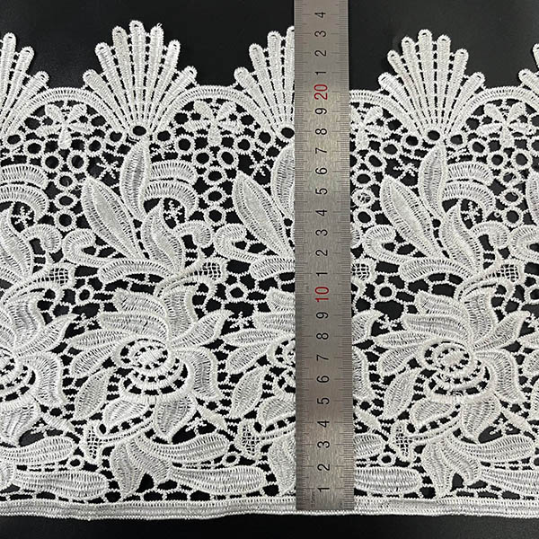 Milk Silk Embroidered Lace Trimmings
