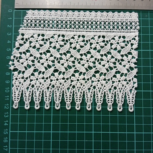 Polyester lace trim