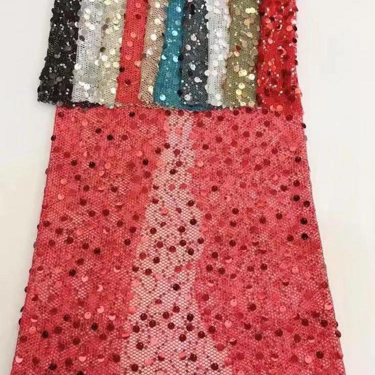 Mga Sequin Embroidery Lace